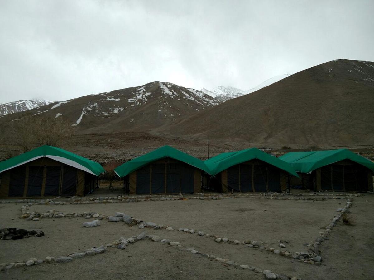 Pangong Delight Camps And Cottages Spangmik Exterior foto