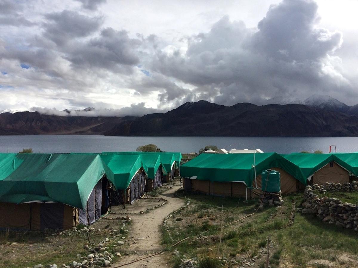 Pangong Delight Camps And Cottages Spangmik Exterior foto