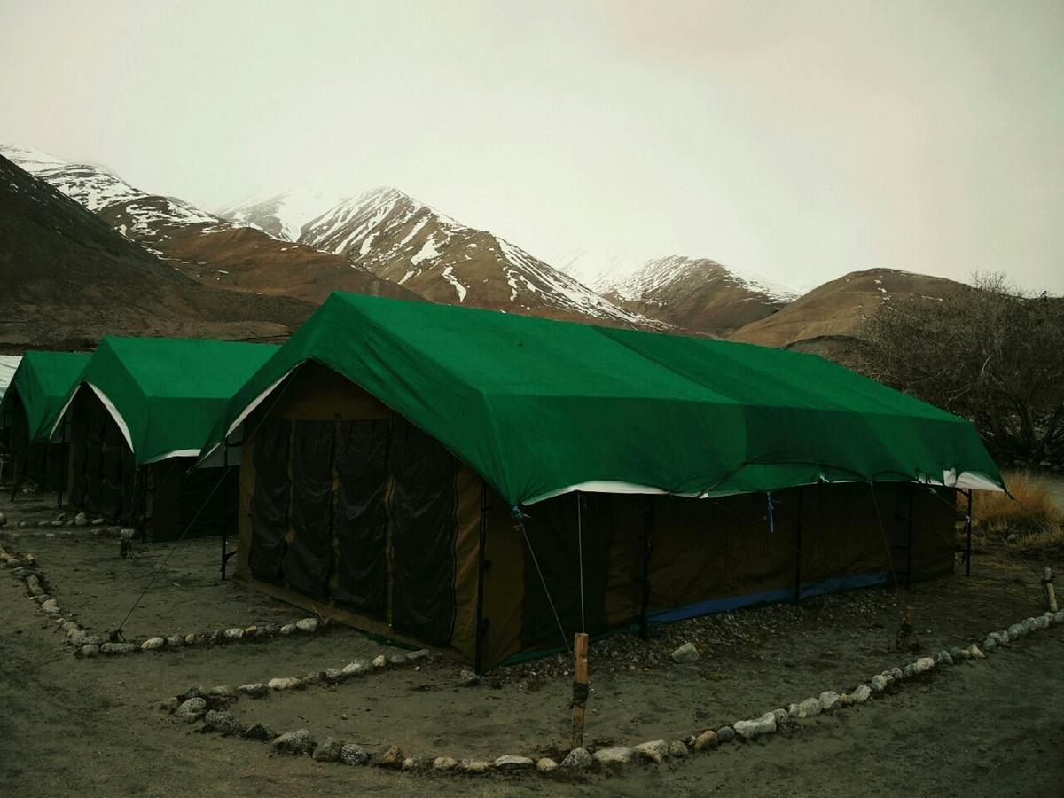Pangong Delight Camps And Cottages Spangmik Exterior foto