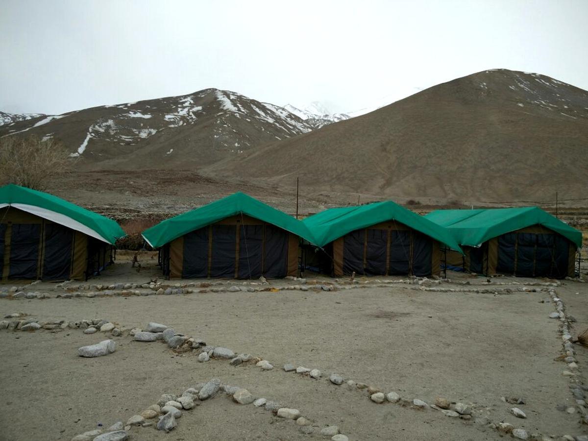 Pangong Delight Camps And Cottages Spangmik Exterior foto